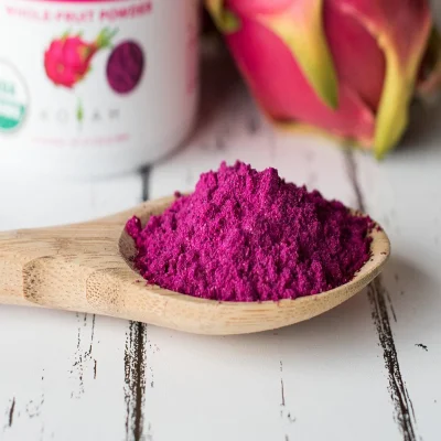 Poudre de fruit du dragon rose de haute qualité poudre de Pitaya bio en gros naturelle faite à la main