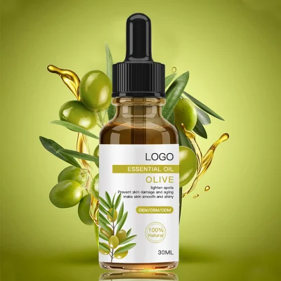 30ml Pure Natural Plant Organic Vegan Skin Care Huile essentielle d'olive pour massage SPA